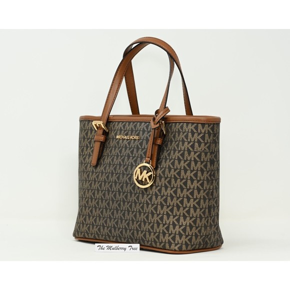 MICHAEL KORS JET SET TRAVEL XS Carry All Crossbody Top Zip Tote NWT $498 - Picture 2 of 9